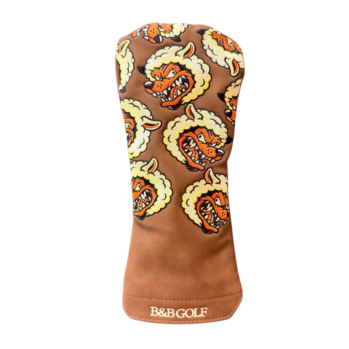Golf Fairway Headcover - The Wolf Premium Leather Club Protector