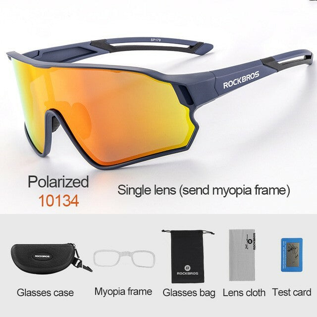 Polarized Cycling Sunglasses UV Protection Lightweight Outdoor Sports Eyewear