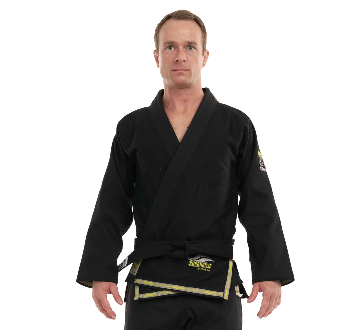 Lightweight Brazilian Jiu-Jitsu Gi for Men - All Sizes, Black and Green