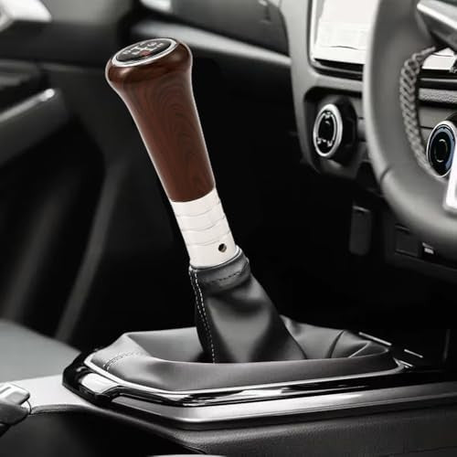 Universal Car Shift Knob with Wood Grain Finish for Manual Transmission