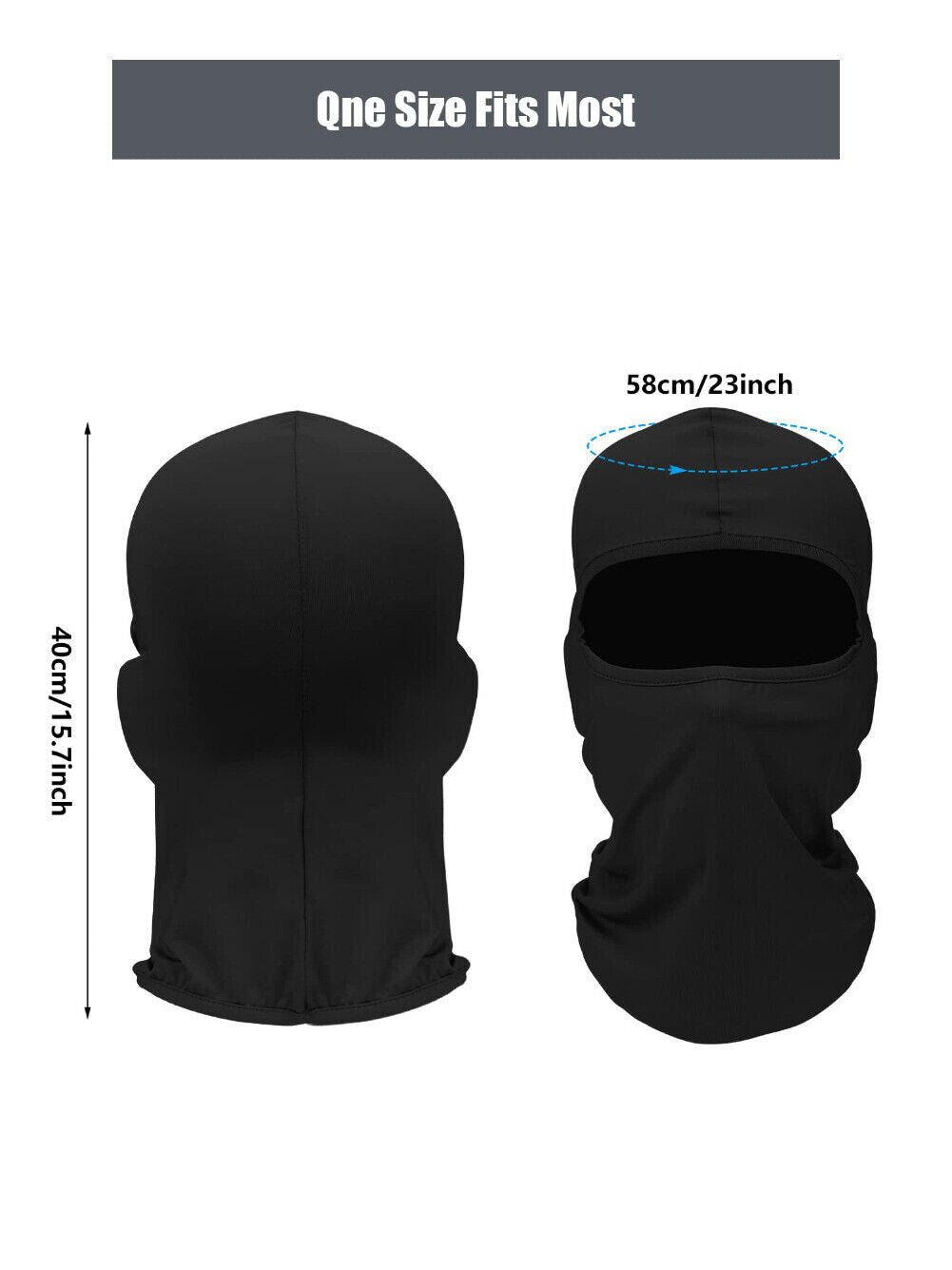 Full Face Ski Mask Balaclava UV Sun Protection Tactical Face Cover