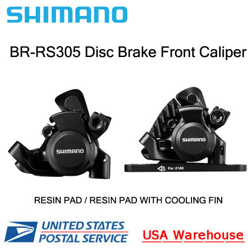 Shimano Flat Mount Mechanical Disc Brake Calipers Front & Rear - Universal