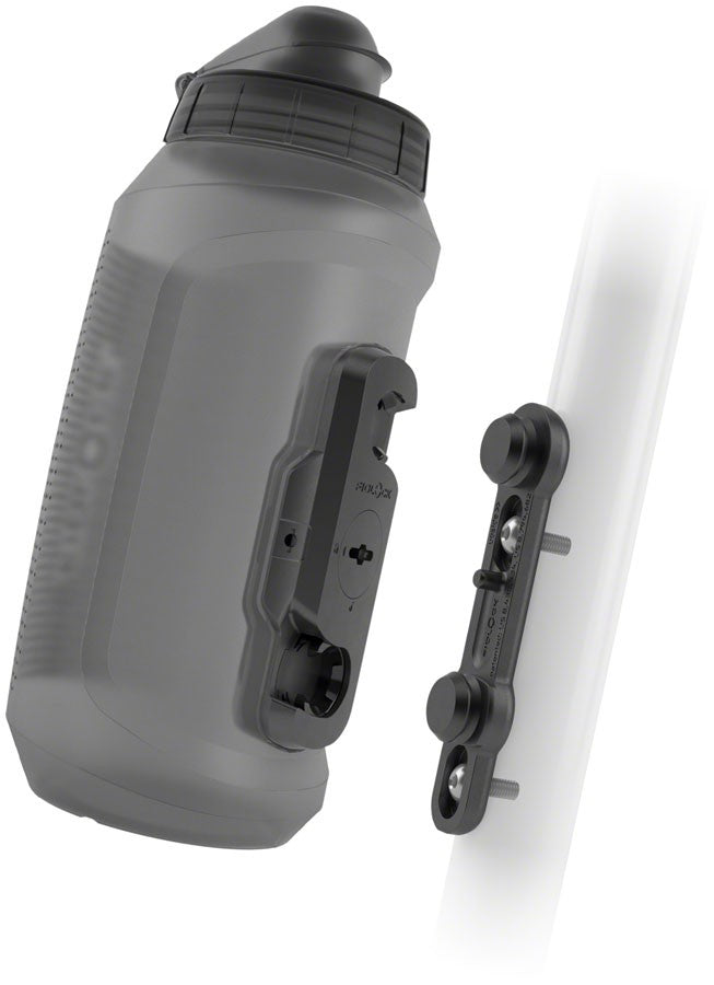 Bike Water Bottle Set 750ml with Magnetic Mount - Smoke