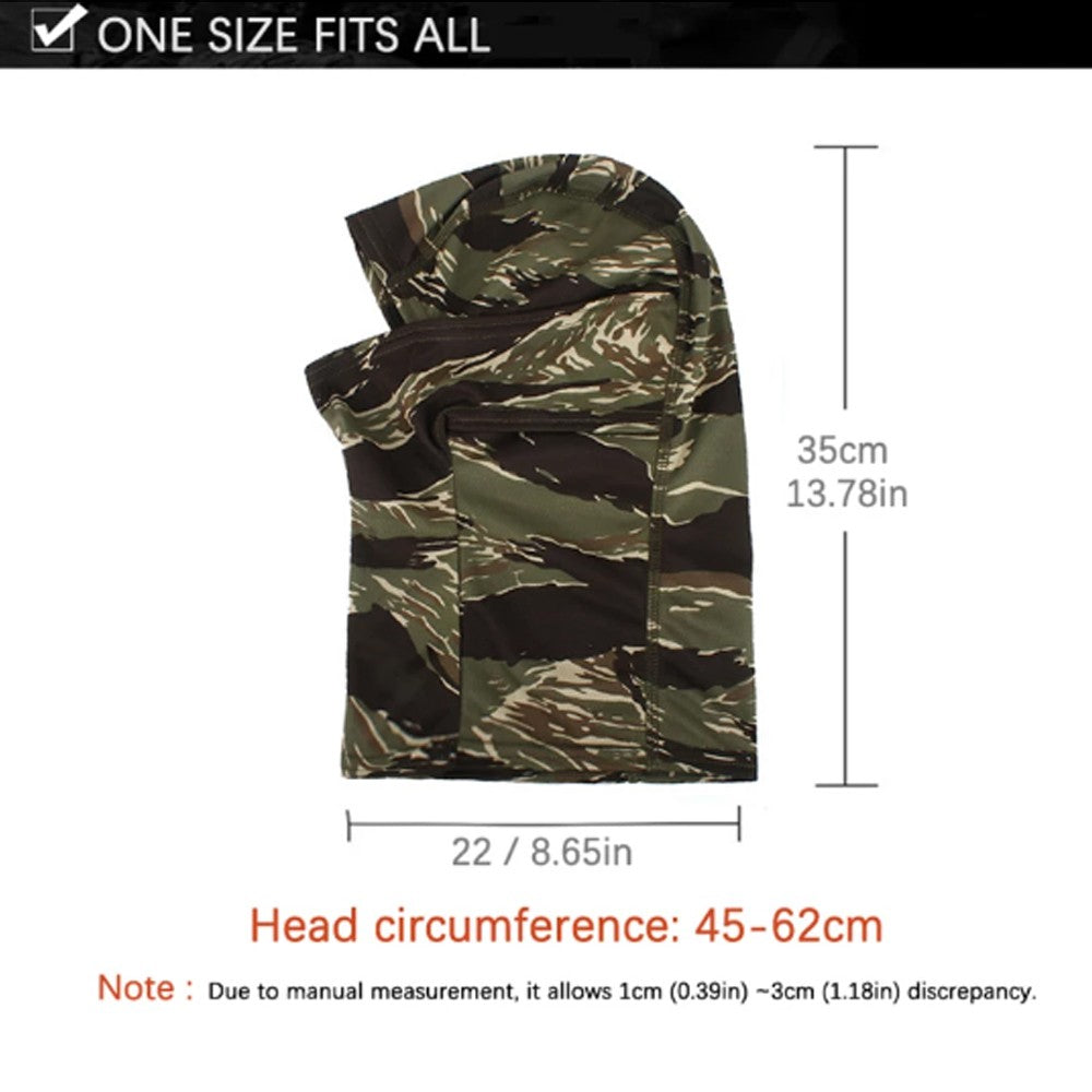 UV Protection Balaclava Full Face Mask for Outdoor Sports and Tactical Use