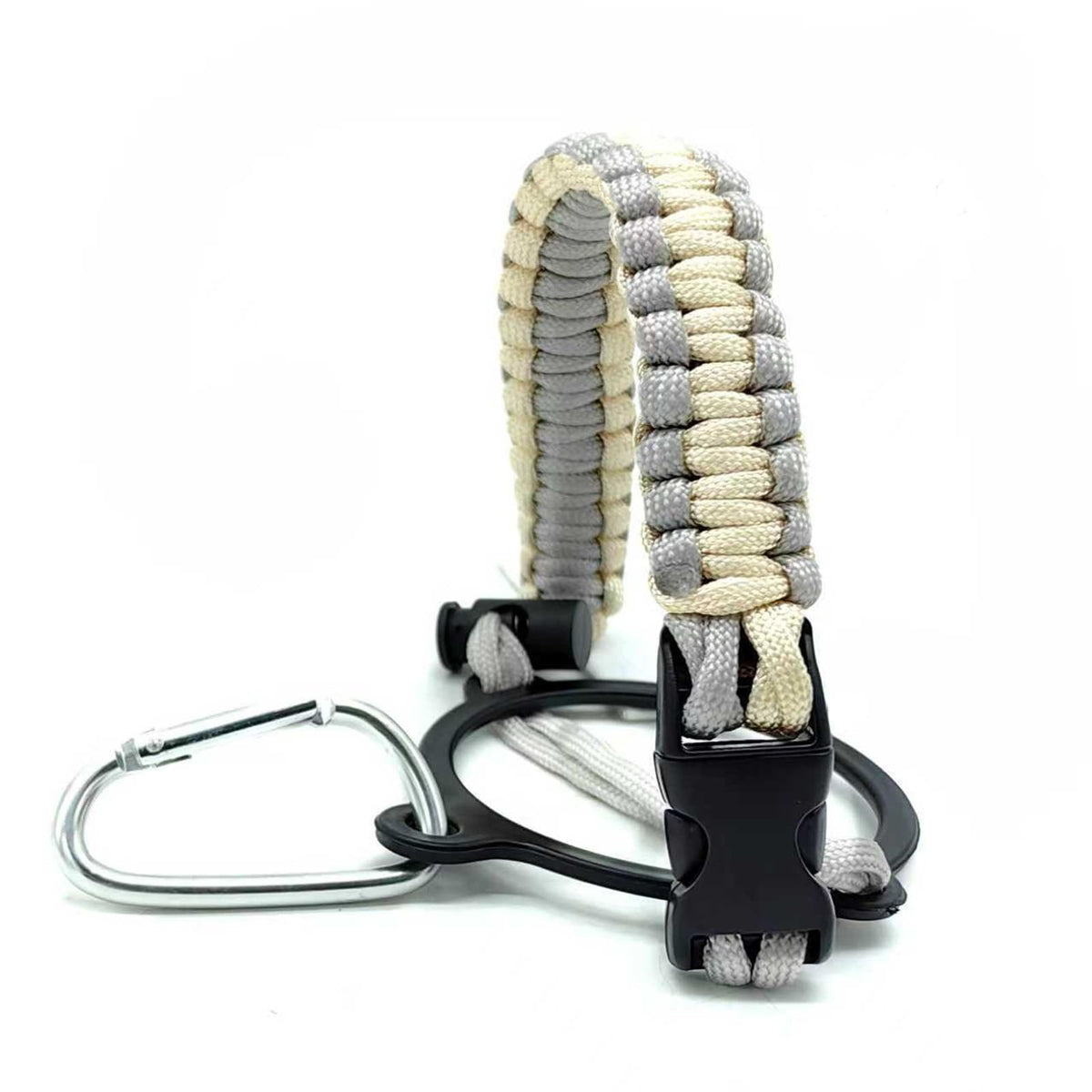 Paracord Water Bottle Handle Strap for Wide Mouth Bottles - Hiking Camping