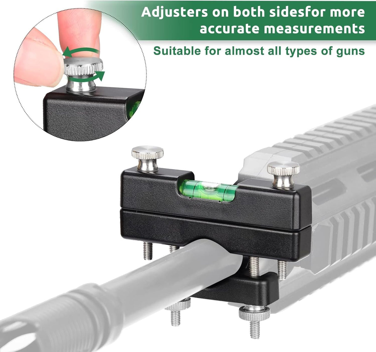 Precision Bubble Level Scope Mounting Kit for Rifle Alignment