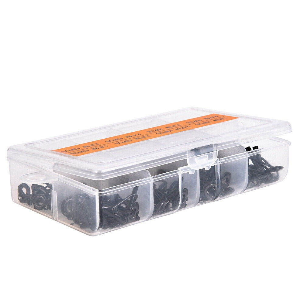 Ceramic Fishing Rod Guide Tips Set - 80Pcs Line Repair Kit for Fishing Rods