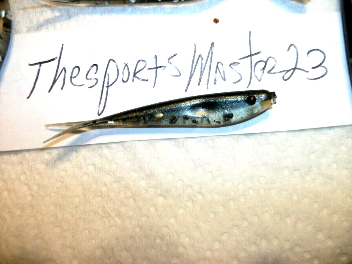 Fishing Drop Shot Jig Grubs with Scent - 1/4 Inch Minnow Baits for Bass Walleye Pike