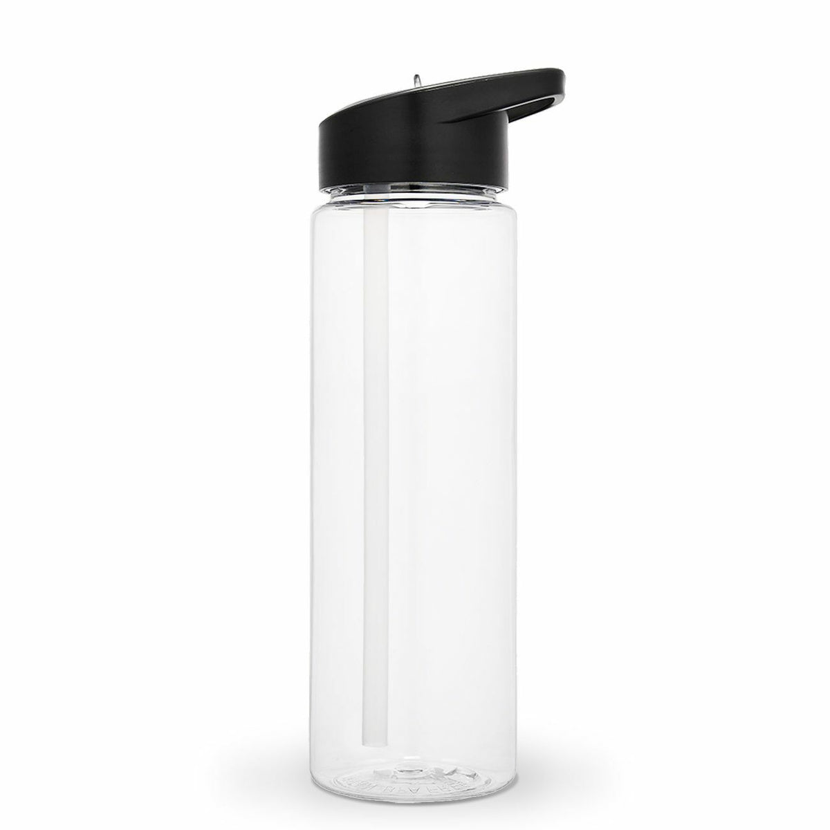 Set of 4 24 Oz Sport Water Bottles with Flip-Up Sipper Straw & Twist-On Lid