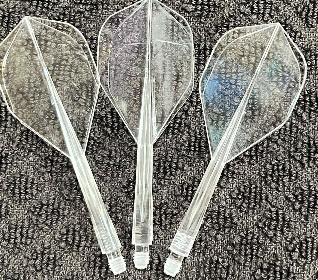 Condor Long 33.5mm Clear Small Flight System for Darts