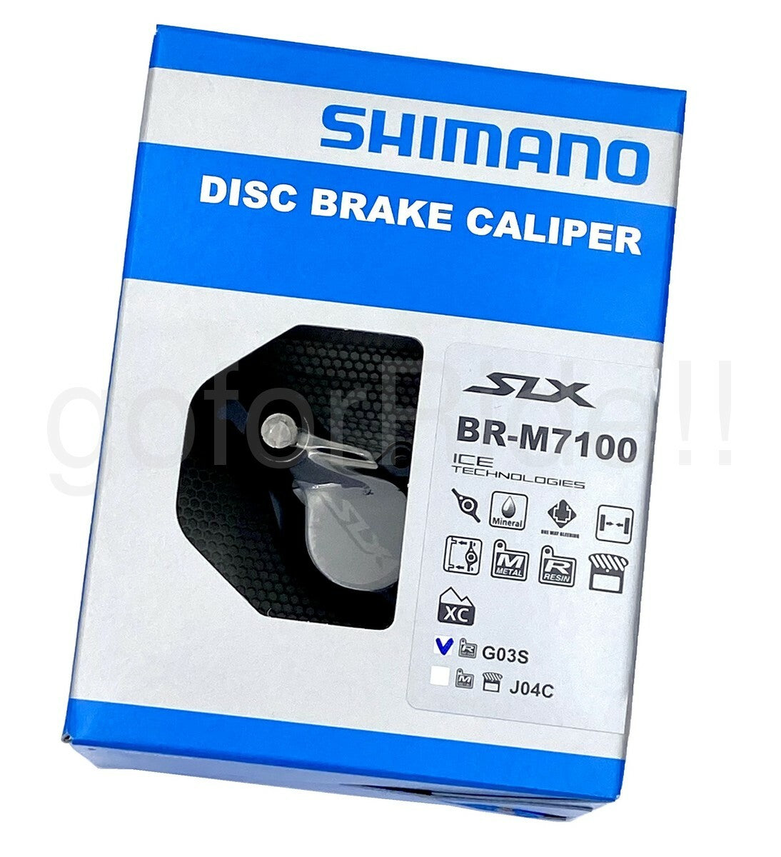 Shimano SLX M7100 Hydraulic Disc Brake Caliper with Resin Pads for Mountain Bikes