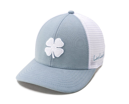 Black Clover Lucky Perfect Luck Heather Blue Golf Hat L/XL
