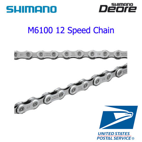 12-Speed Bicycle Chain for MTB and E-MTB Drivetrains - Shimano Deore CN-M6100