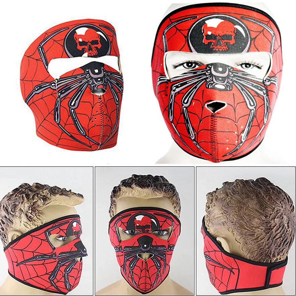 Neoprene Face Mask for Cycling Motorcycle Skiing with Character Pattern