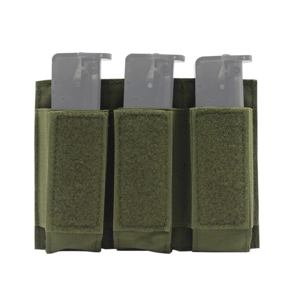 Tactical Molle Magazine Pouch for 9mm/40 Cal/45 ACP - Single, Double, Triple Options