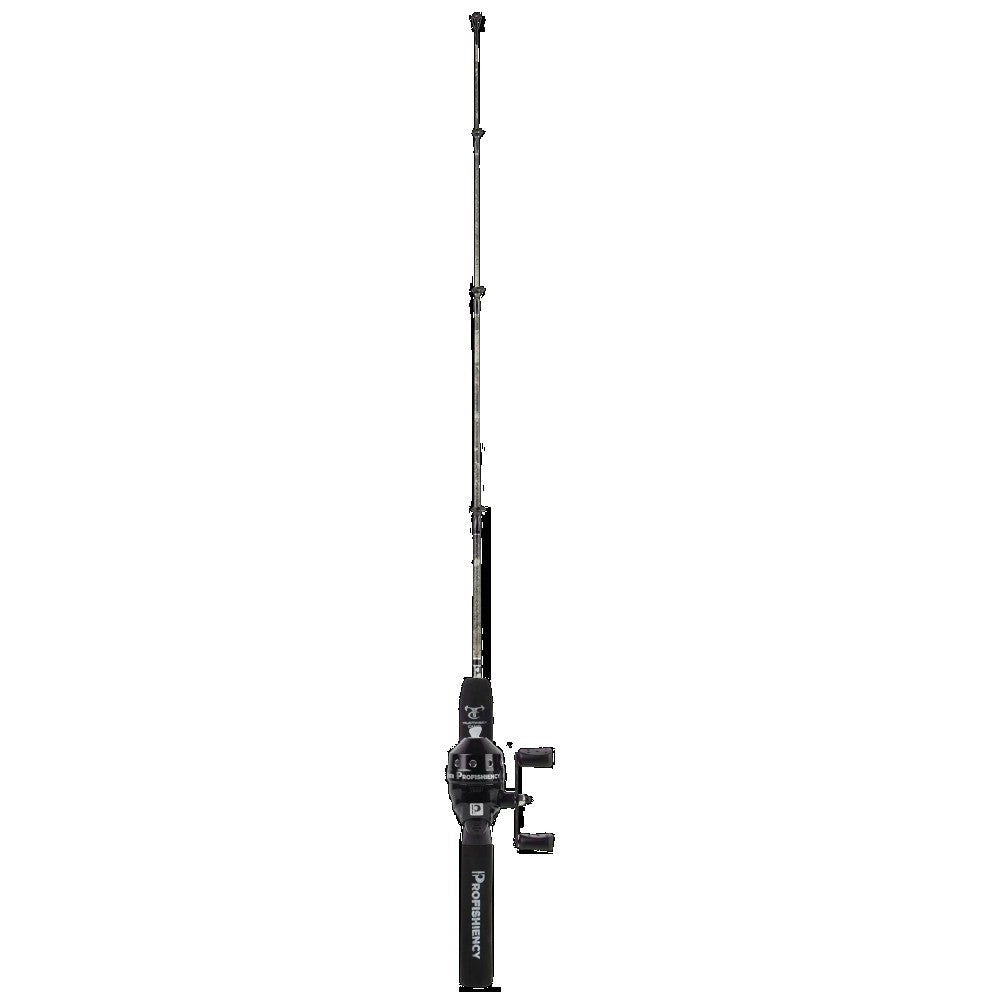 34-Inch Fiberglass Spinning Fishing Combo with Micro Reel and Camo Pattern