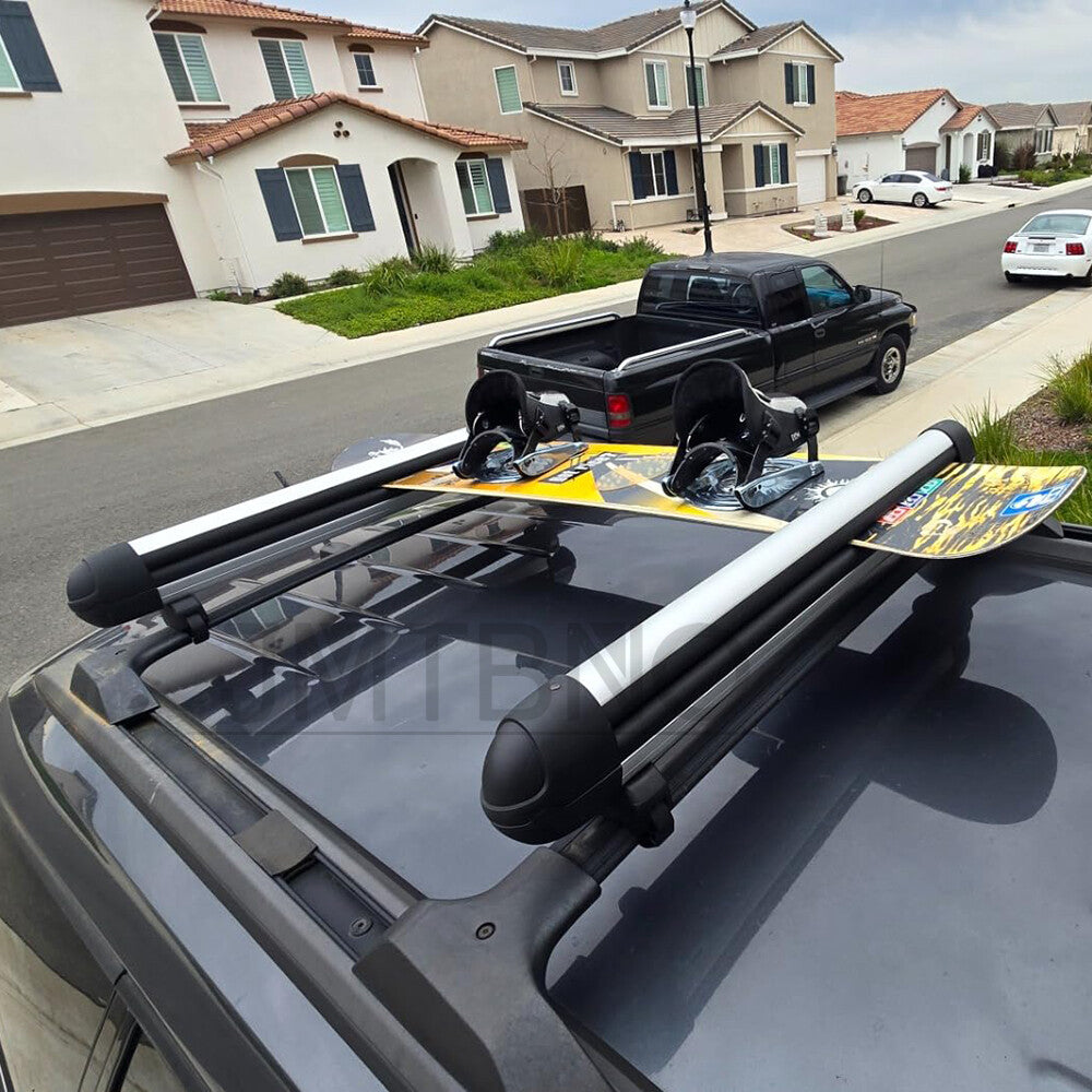 Aluminum Ski and Snowboard Roof Rack Carrier Lock for Hyundai Tucson 2005-2024