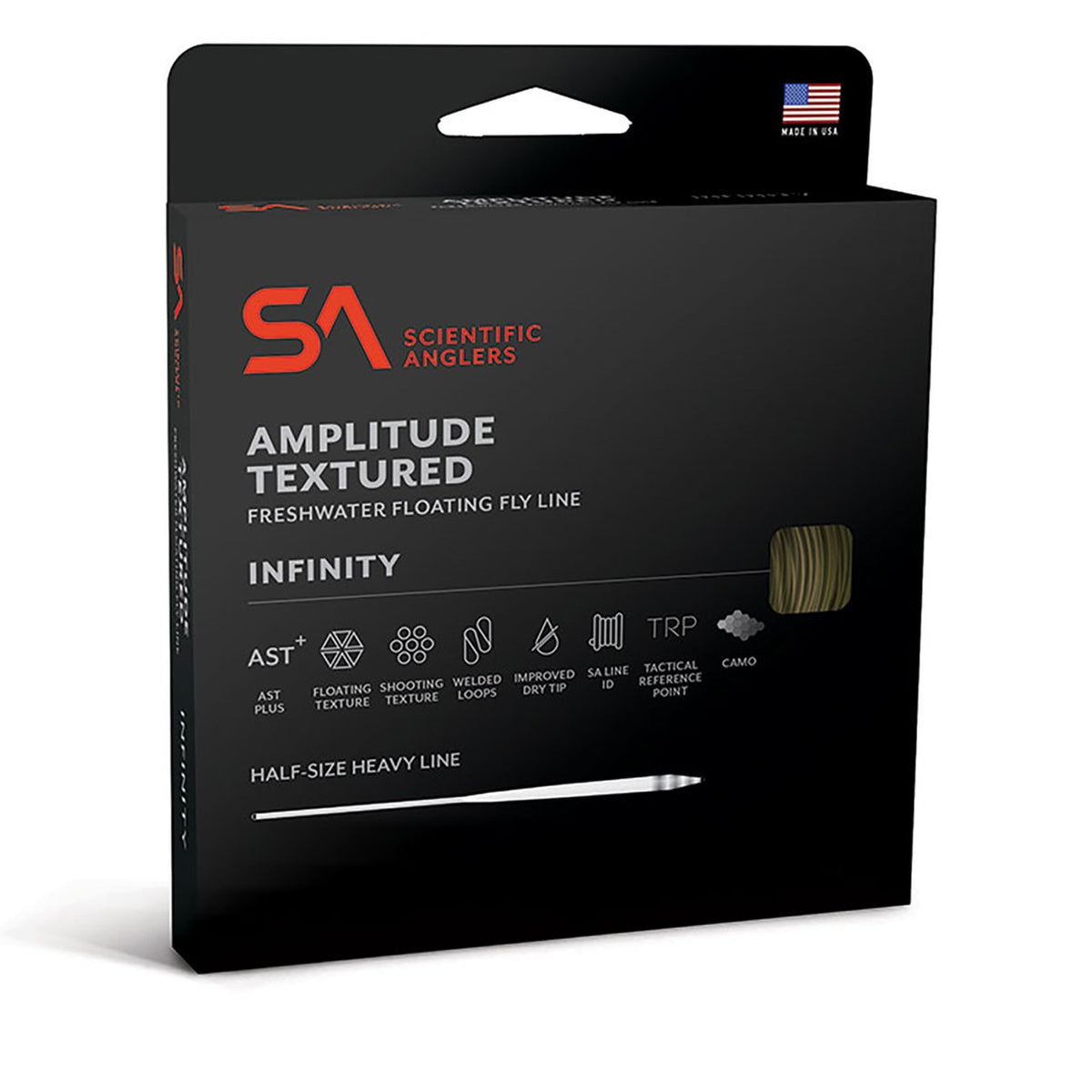 Versatile Fly Fishing Line with Textured Infinity Design - Multiple Weights
