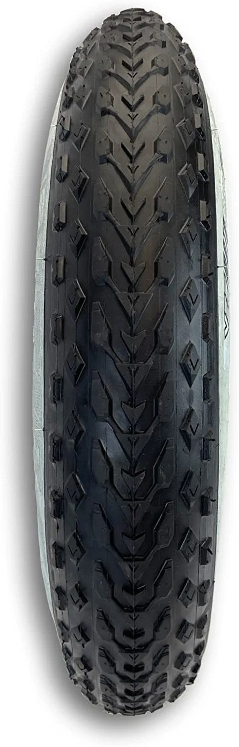 20x4.0 White Wall Bike Tires - Endurance E-Bike Puncture-Resistant Pair