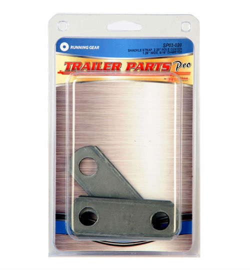 Trailer Shackle Straps 2-5/8 Inch Hole Center 1-1/4 Inch Wide 4 Pack