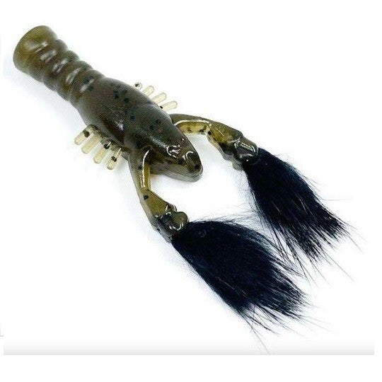 Soft Plastic Craw Baits for Fishing - 3-Inch 4-Pack Multi-Color Variety