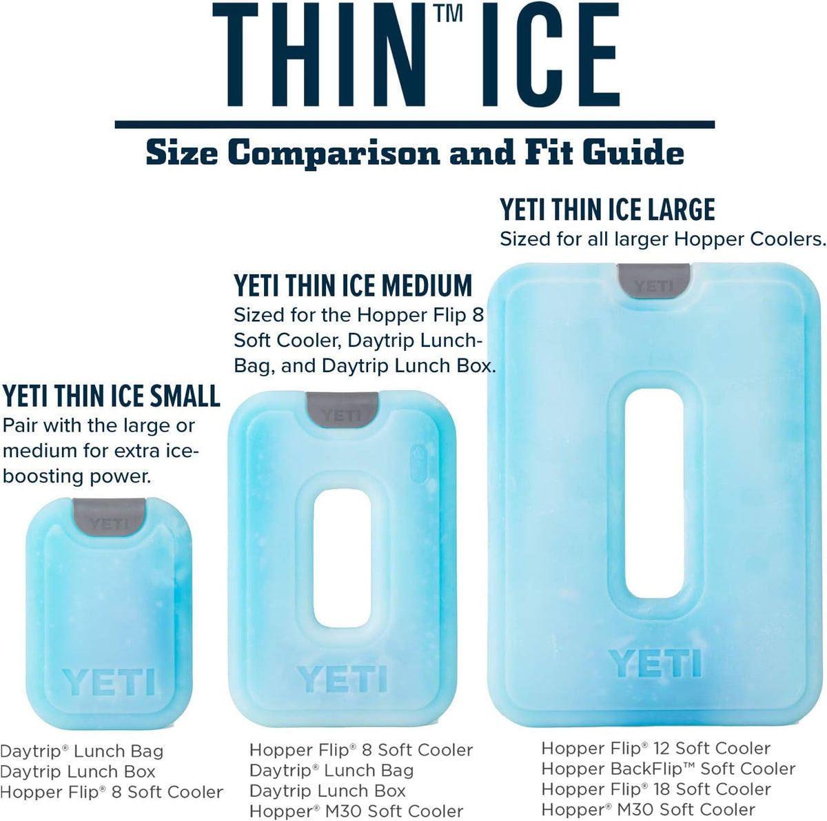 Refreezable Cooler Ice Pack - Reusable Thin Ice Sheet for Cooler