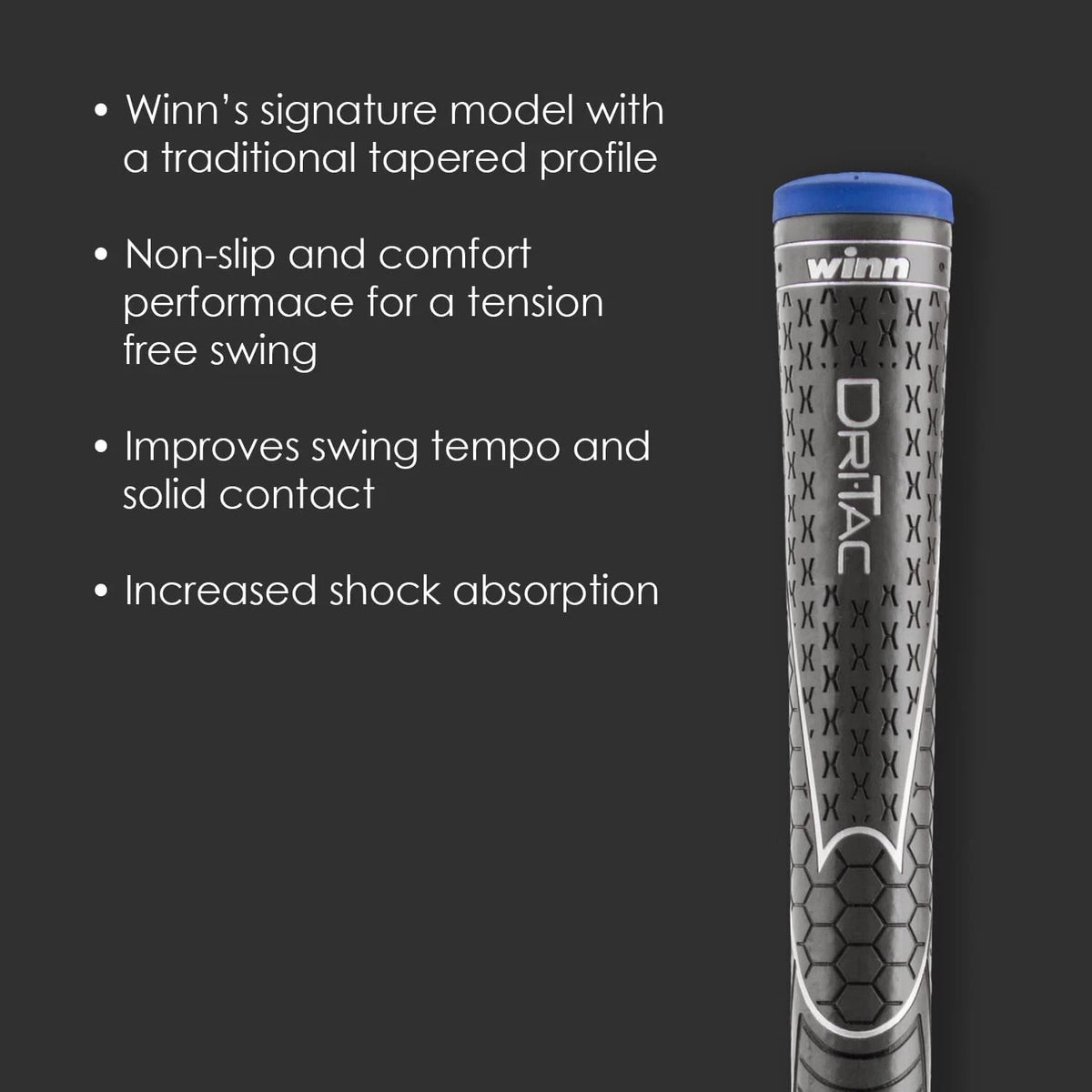 Golf Grip for Arthritis Hands - Midsize Dri-Tac Comfort & Reduced Fatigue