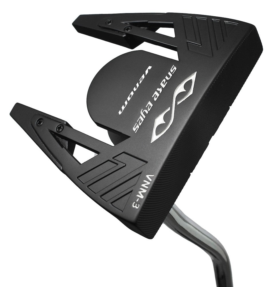 Left Handed Snake Eyes Venom 3 Mallet Golf Putter 35" - Forgiving & Stable