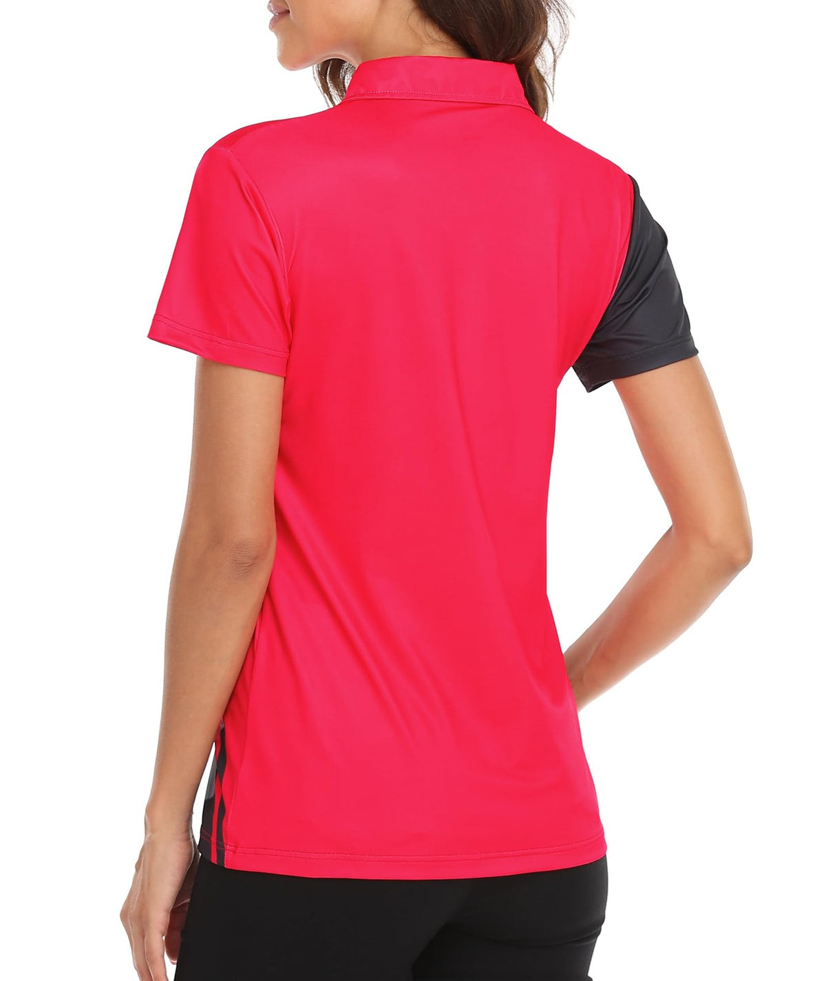 Women's Short Sleeve Golf Polo Shirt - Moisture Wicking & Lightweight