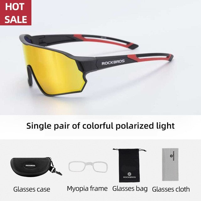 Polarized & Photochromic Cycling Sunglasses UV400 Protection Sport Glasses