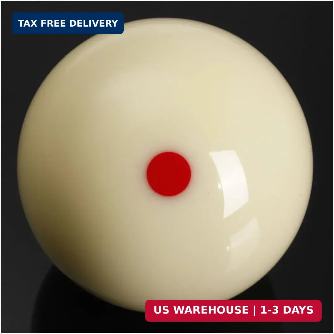 Red Dot Cue Ball - AAA-Grade Billiard Training Ball