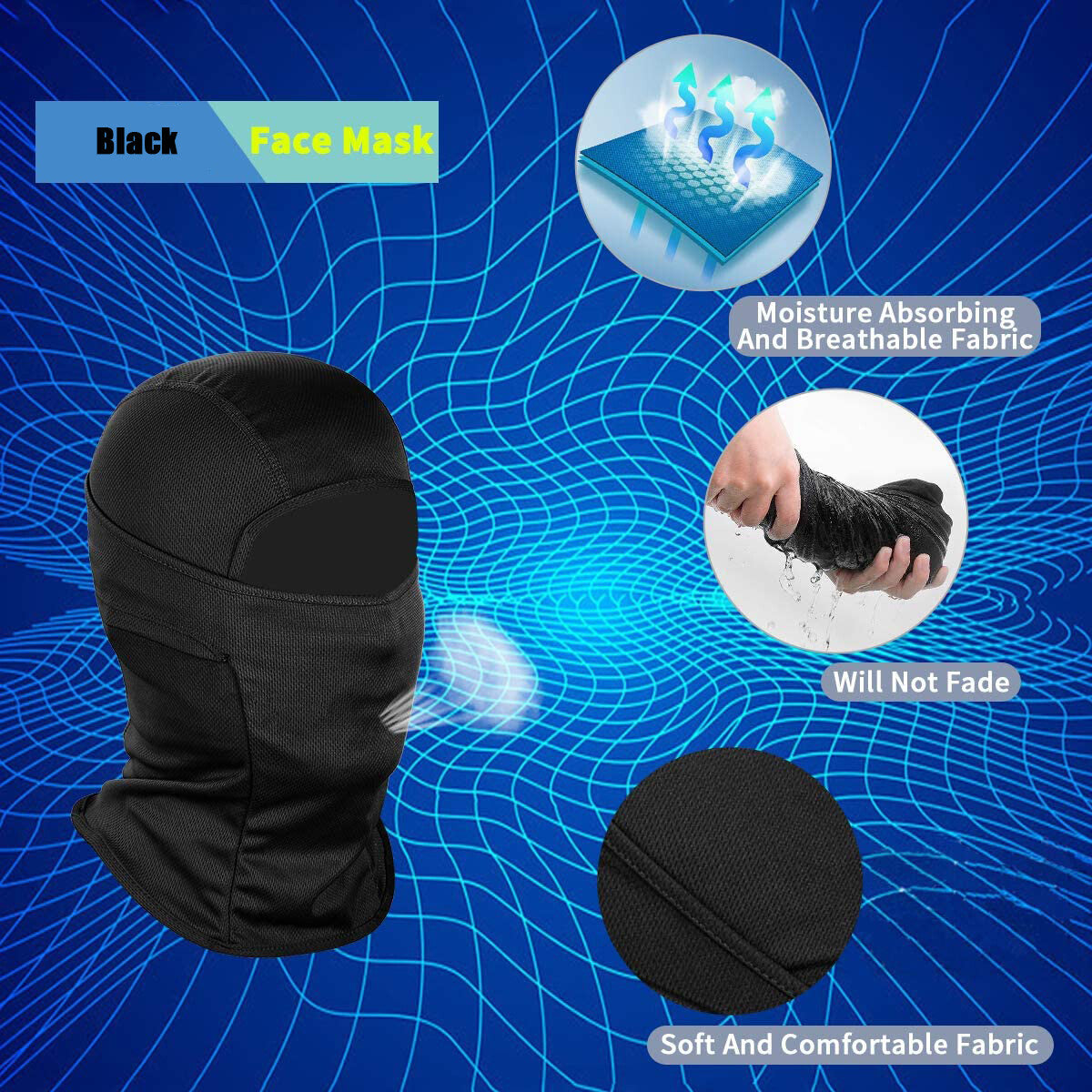 Balaclava Face Mask UV Protection Ski Tactical Mask for Men Women