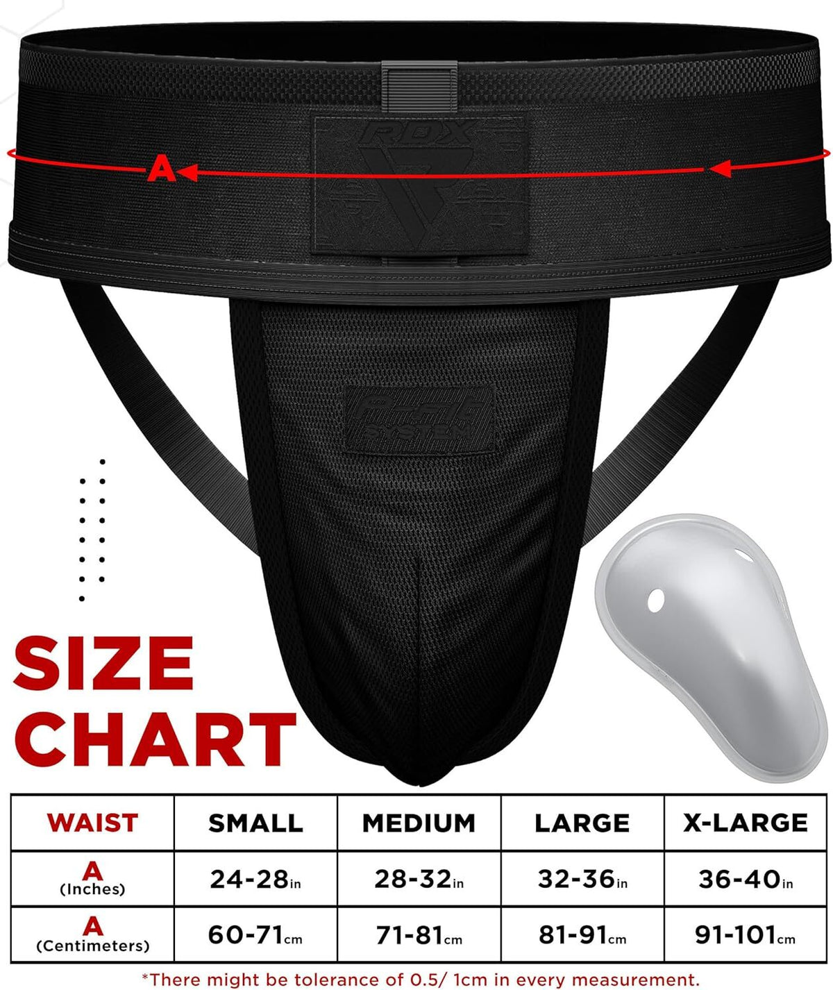 Boxing Groin Guard for Muay Thai, Kickboxing & Martial Arts - Impact Protection