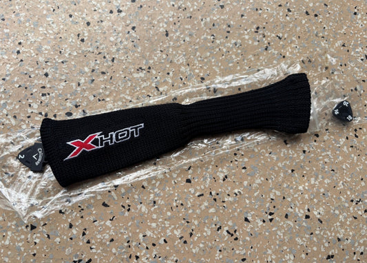 Callaway X-Hot Hybrid Head Cover Sock Style with Number Tag - Fits X and X2 Hybrids