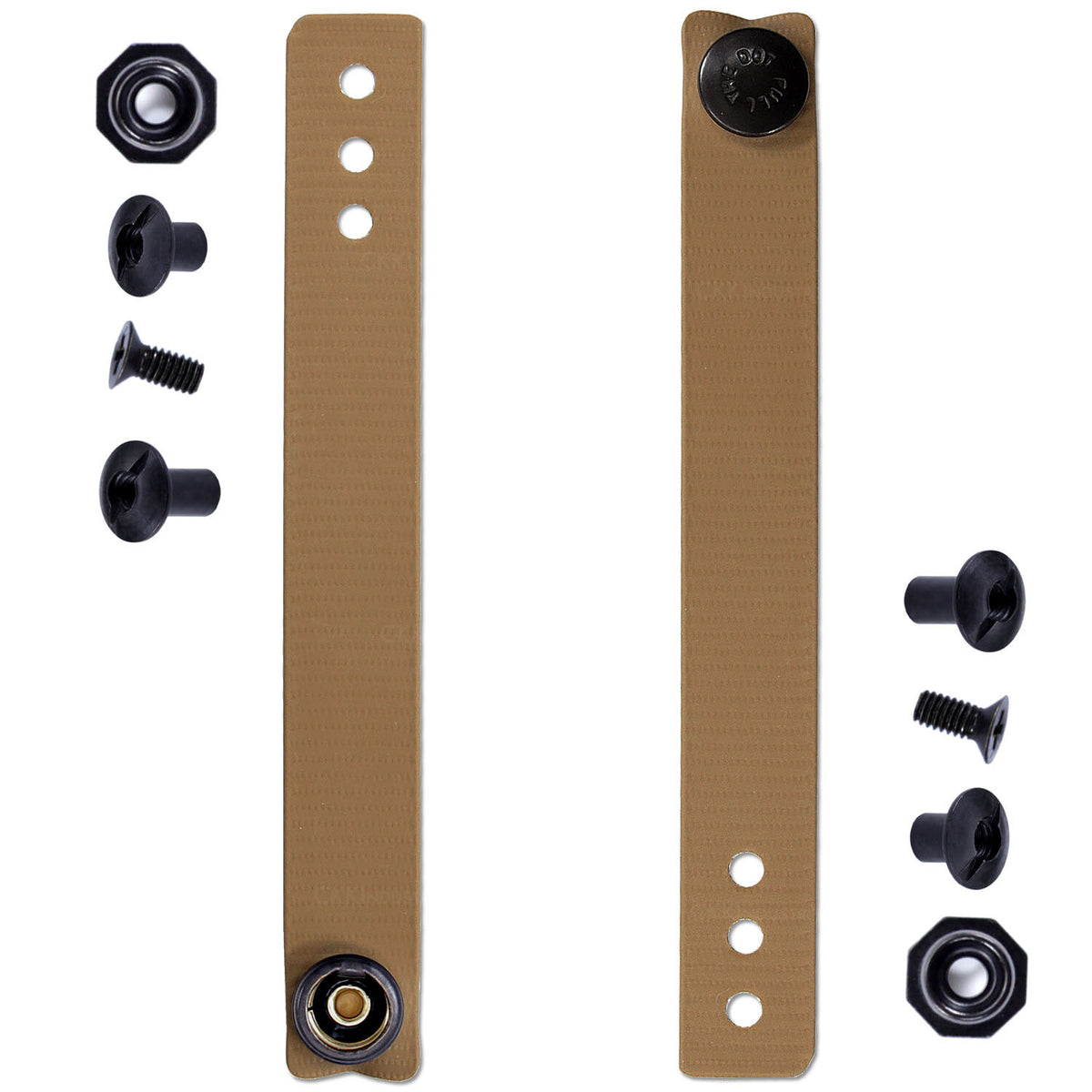 IWB Soft Loops with Pull-the-Dot Security Snaps & Mounting Hardware - 2 Pack