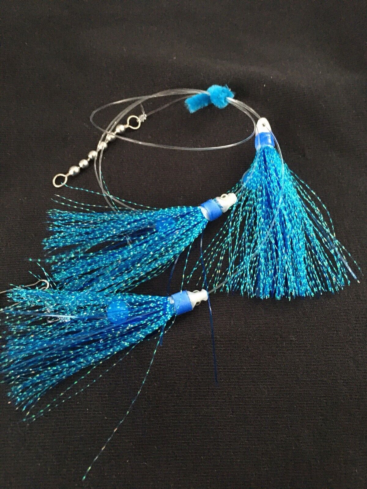 Salmon Trolling Rig Kit with Flash Bulb Flies and Interchangeable Teasers