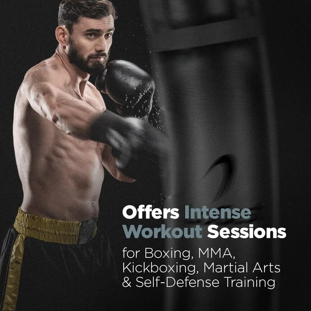 Unfilled 100 Lb Heavy Punching Bag for MMA, Boxing, Kickboxing Training