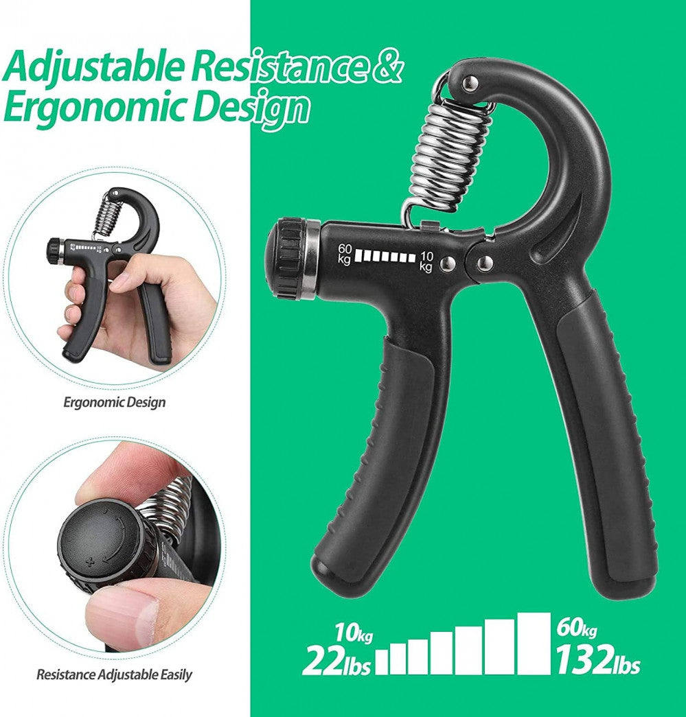 Grip Strength Trainer 2 Pack Hand Exercisers for Rehab & Fitness