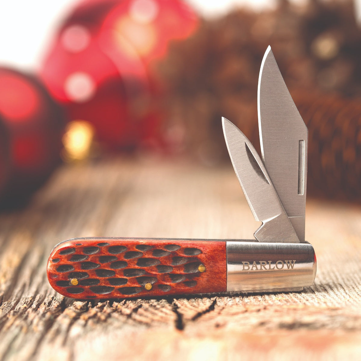 Multi-Use Pocket Knife with Bone Handle 3 1/4 Inches - Classic Sturdy Design