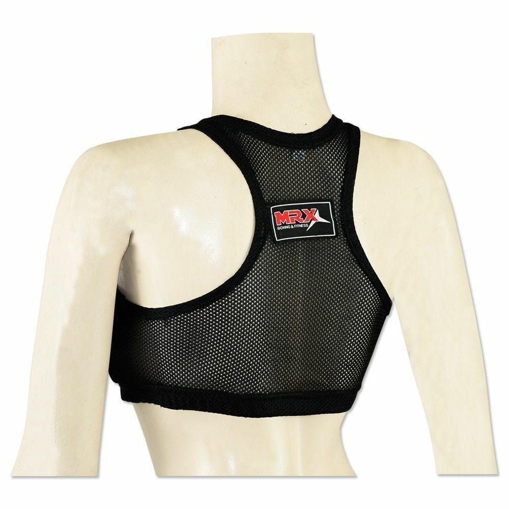 Ladies Sports Bra with Chest Guard for Karate MMA Boxing Front Closure