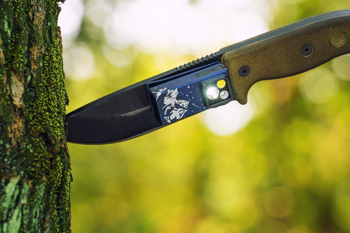 Olight Oclip Ultra Snowy Summit Clip-On Light 530 Lumens Flood Spot UV