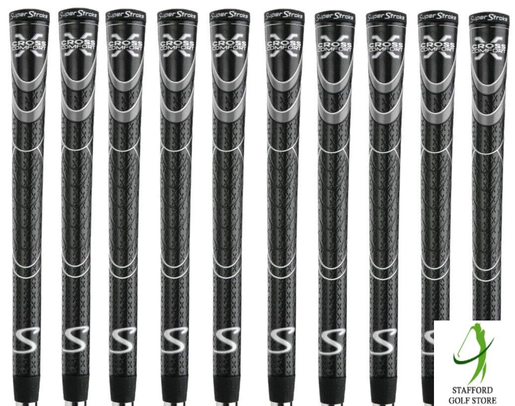 Golf Grip Set - Super Stroke Cross Comfort Undersize, Standard, Midsize & Jumbo