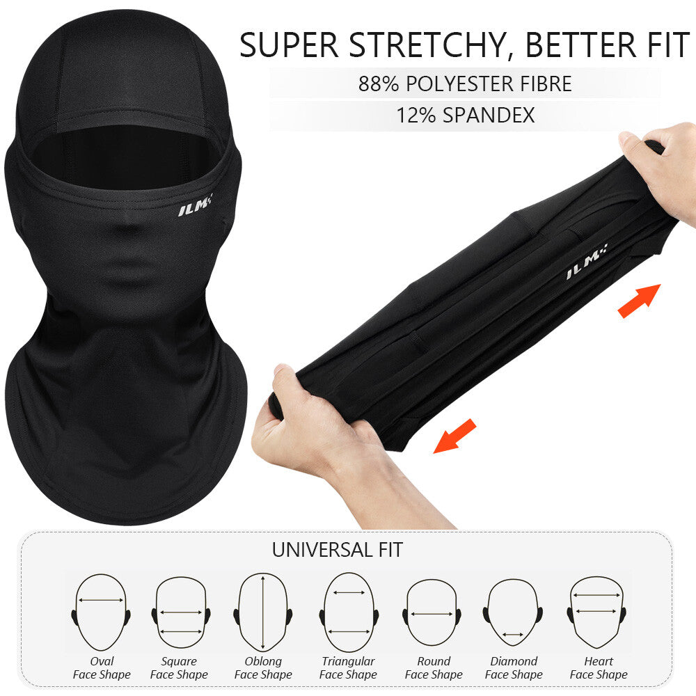 Adult Motorcycle Balaclava Face Mask Ski Mask Open Design for Men Women