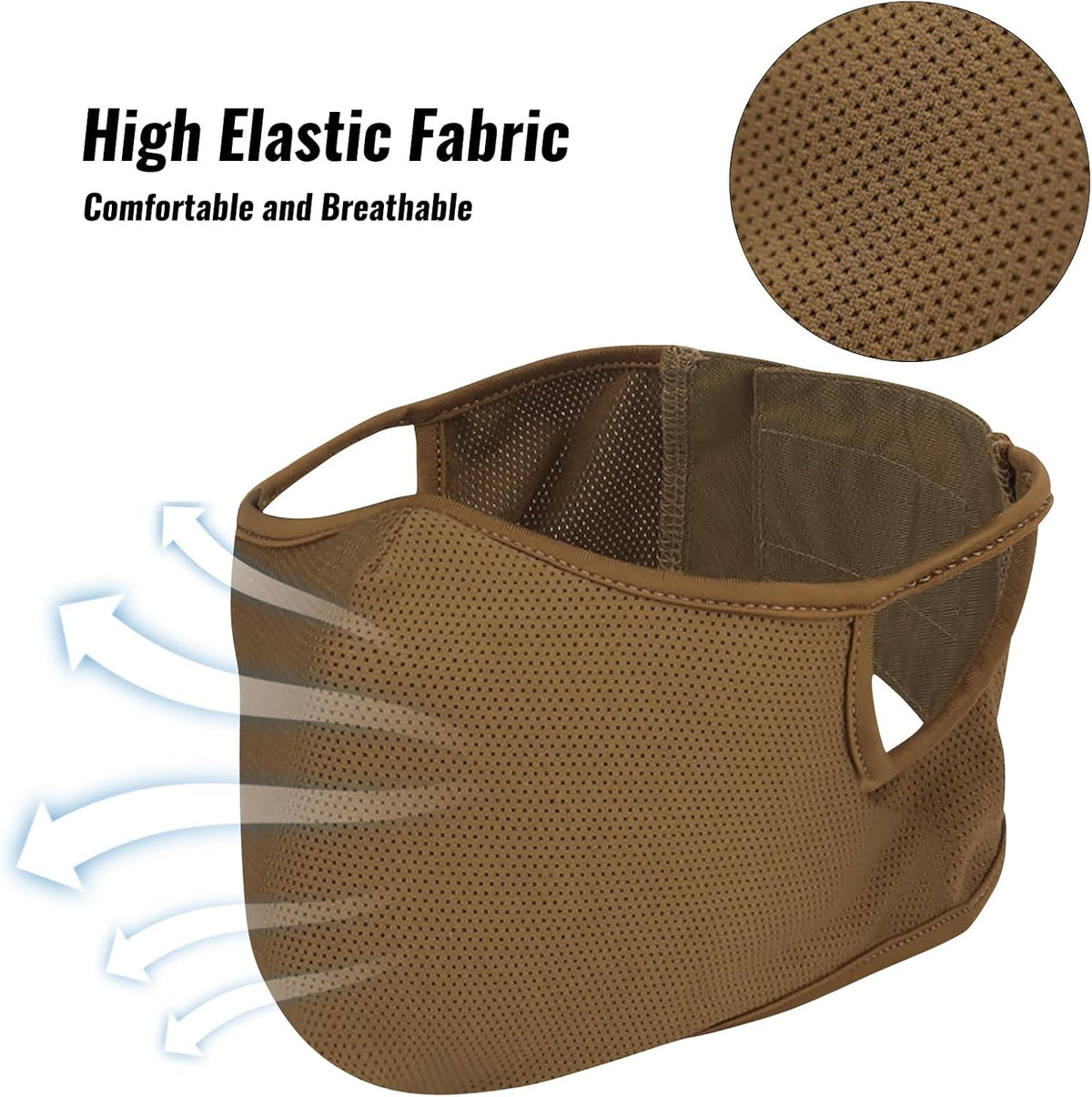 Foldable Airsoft Tactical Mask with Breathable Silicone Face Cover