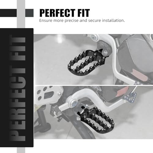 Motorcycle Foot Pegs for KTM 690 Enduro, Adventure & SMC Bikes - Aluminum Pedal Steps