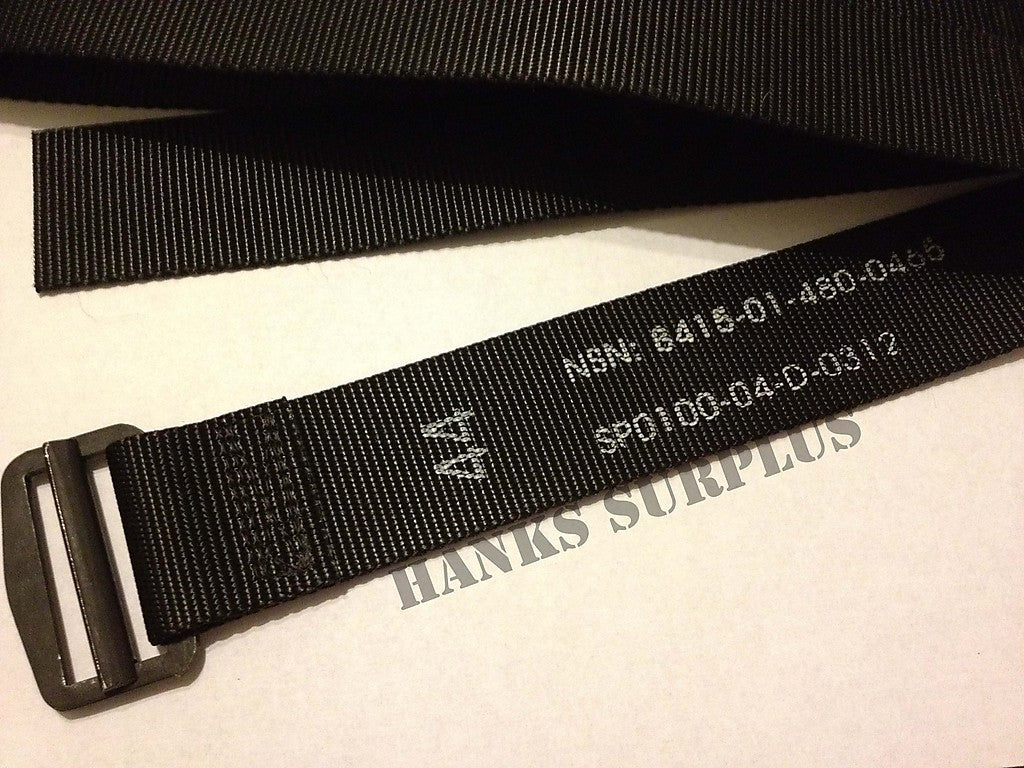 US Military Tactical Nylon Riggers Belt 32-36 Inch Heavy Duty Black