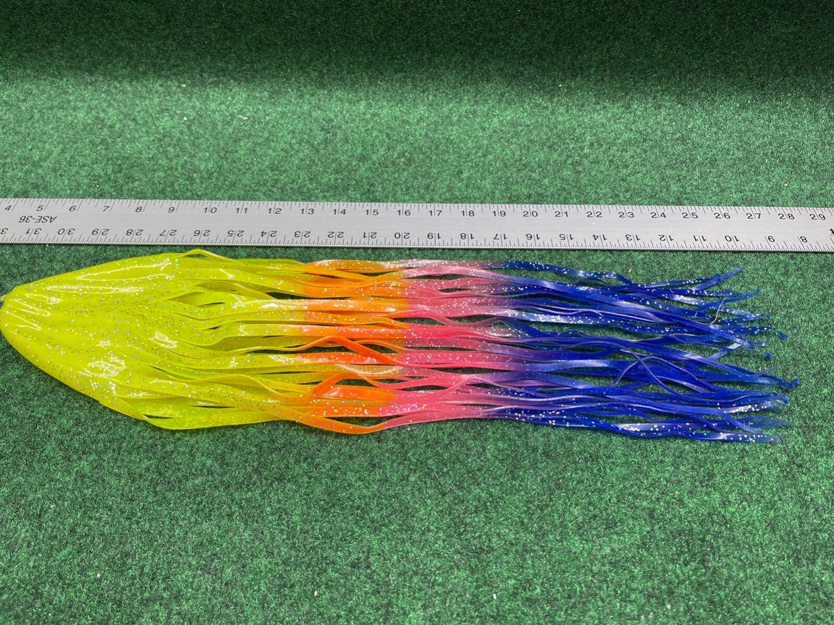 Saltwater Fishing Lure Skirt 19-Inch Replacement Bait