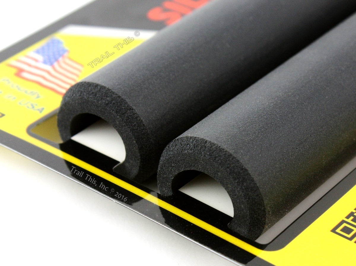 MTB Bike Grips Silicone Shock Absorbing 32mm Black - Pair