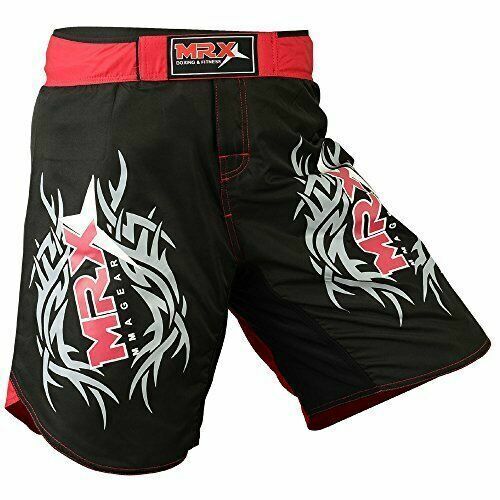 Mens MMA Fight Shorts Grappling Shorts Muay Thai Kick Boxing Cage Fighting