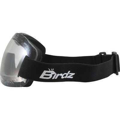 Motorcycle Skydiving Goggles with Clear Safety Lens - Padded Protective Eyewear